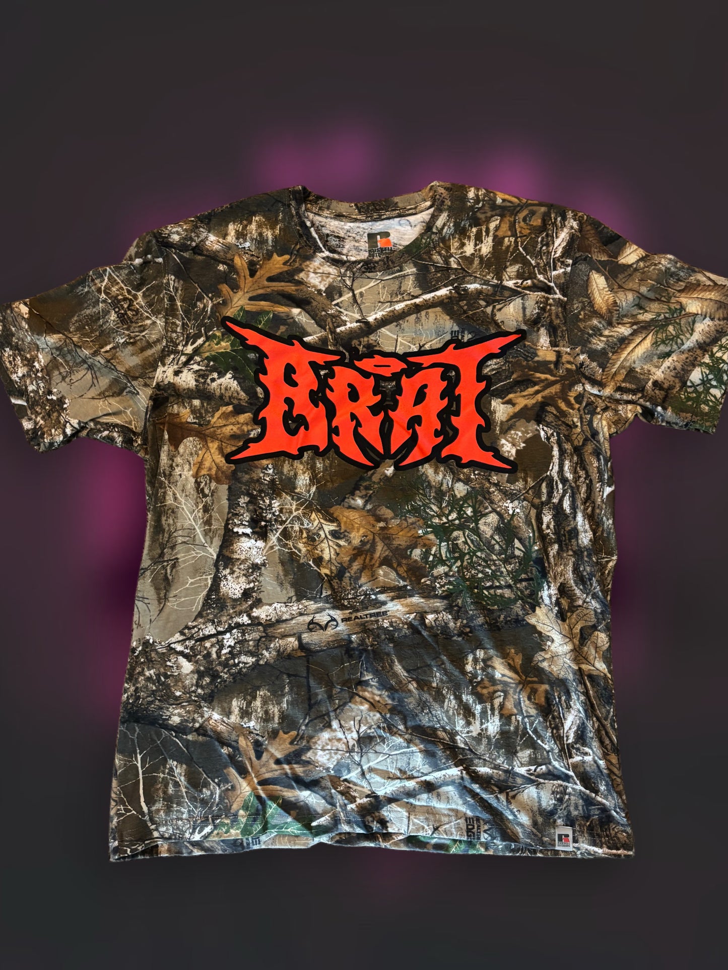 BRAT Realtree t-shirt with red logo